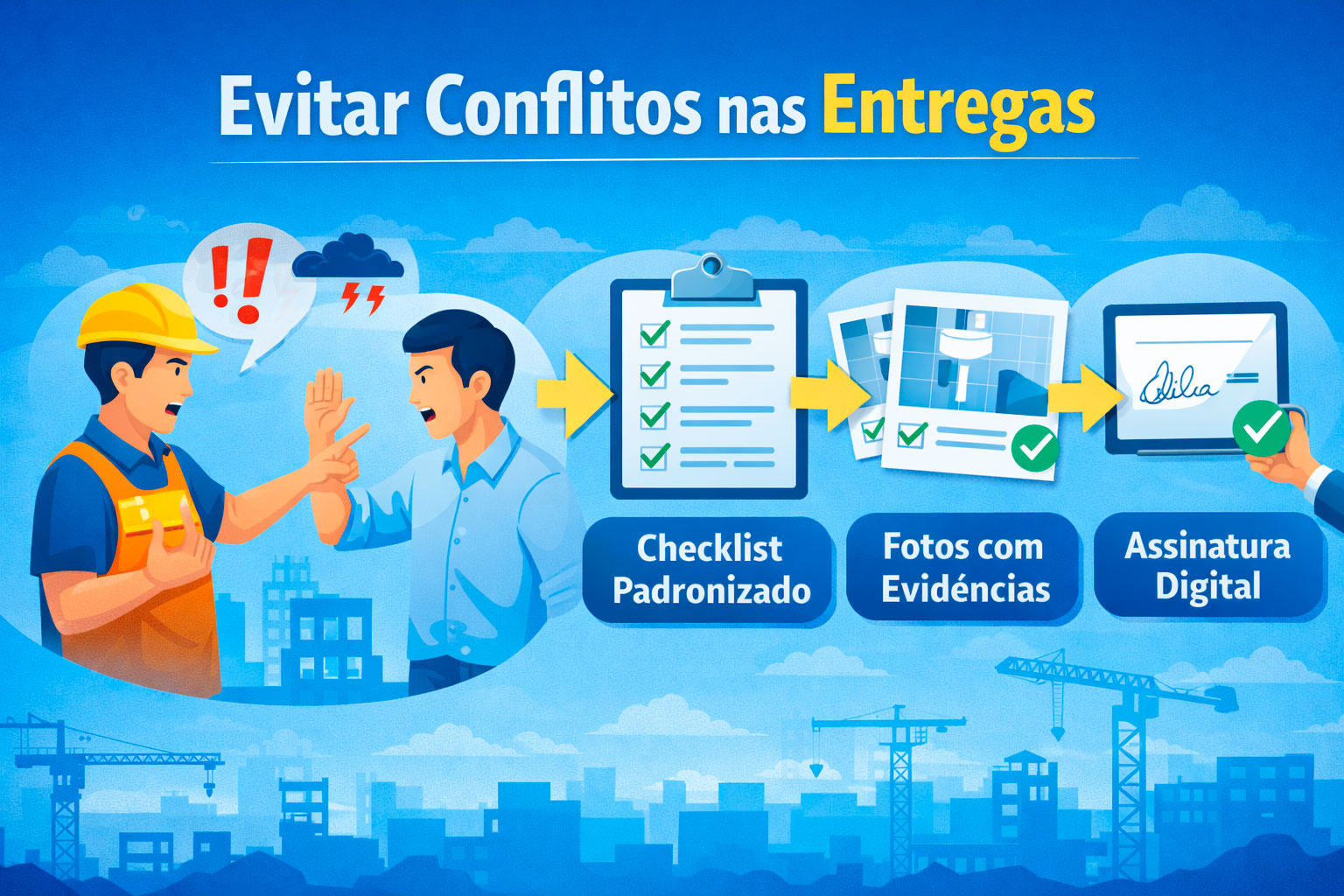 Evitar conflitos na entrega