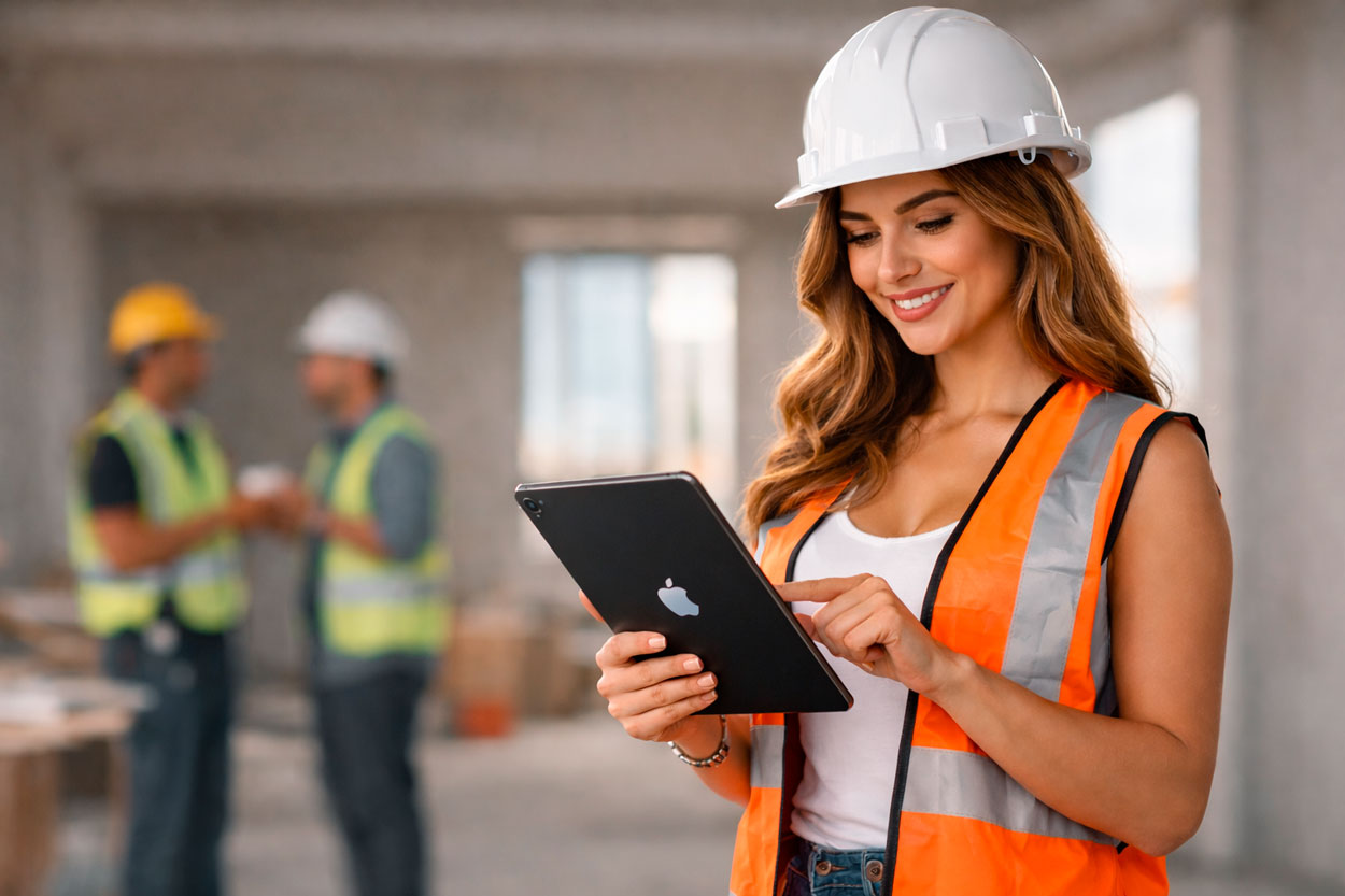 Operando tela checklist por ambiente.